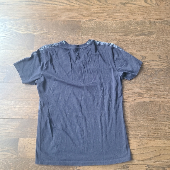 Armani Exchange Blue Graphic Men's Shirt - Picture 3 of 6